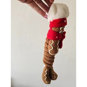 St Nicholas springy gingerbread ornament unique country folk plush cute Xmas tre